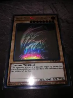 Yugioh Blue Eyes White Dragon 1. Edition GFP2 Ghost Rare Mint Englisch! - Image 1