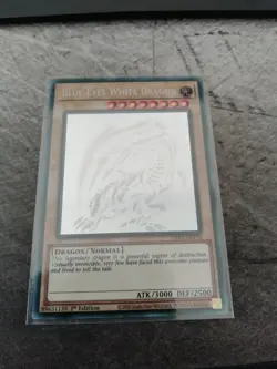 Yugioh Blue Eyes White Dragon 1. Edition GFP2 Ghost Rare Mint Englisch! - Image 2