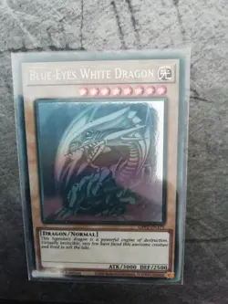 Yugioh Blue Eyes White Dragon 1. Edition GFP2 Ghost Rare Mint Englisch! - Image 3