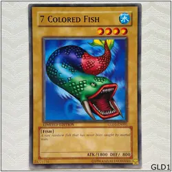 7 Colored Fish - GLD1-EN001 - Common Limited Edition Yugioh - Image 1