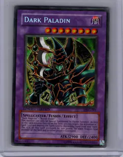 Yugioh Duel Master's Guide #DMG-001 Dark Paladin DAMAGED Heavily played - Image 1