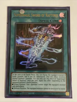 Supermagic Sword of Raptinus TOCH-EN017 1st Ultra Rare NM Yugioh Card - Image 1