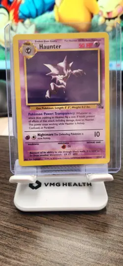 Haunter 21/62 Fossil Set Holo Rare 1999 WOTC Vintage Pokemon Card - Image 1
