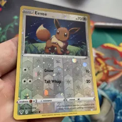 Eevee 130/185 SWIRL Reverse Cosmos Holo Costco Exclusive Pokemon Card TCG - Image 3