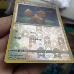 Eevee 130/185 SWIRL Reverse Cosmos Holo Costco Exclusive Pokemon Card TCG - Image 4