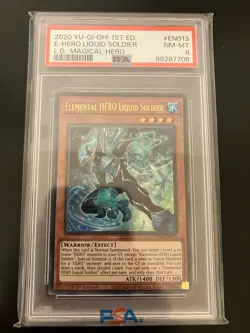 Yugioh Elemental Hero PSA Card Lot - Image 5