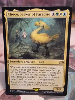 R 0215 Choco, Seeker of Paradise NM Rare FFX Final Fantasy MTG Card FIN Bird - Image 1