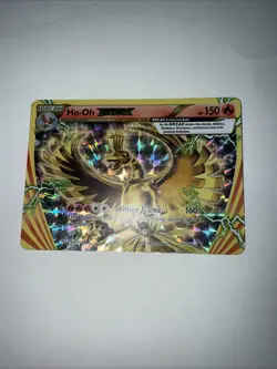 Ho-Oh BREAK XY154 - Pokemon TCG XY Black Star Promo Ultra Rare Gold Card HOLO - Image 1