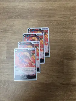 4x Sabo P-105 Promo | One Piece Card Game | English | NM | New - Image 1