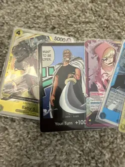 One Piece Lot Of Rare, Super Rare, Holo Don, And Leader Cards (OP12) - Image 3