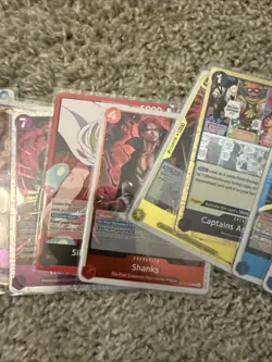 One Piece Lot Of Rare, Super Rare, Holo Don, And Leader Cards (OP12) - Image 4