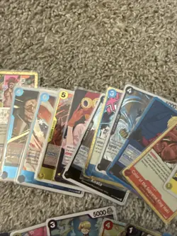 One Piece Lot Of Rare, Super Rare, Holo Don, And Leader Cards (OP12) - Image 5