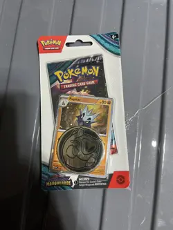 Pokemon Twilight Masquerade Checklane Blister Pack - Pupitar Promo Card - Image 1