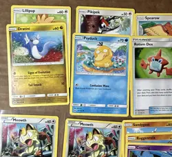 Pokemon TCG Sun And Moon Base Set Card lot -all common/uncommons -no holos - Image 2