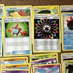 Pokemon TCG Sun And Moon Base Set Card lot -all common/uncommons -no holos - Image 3