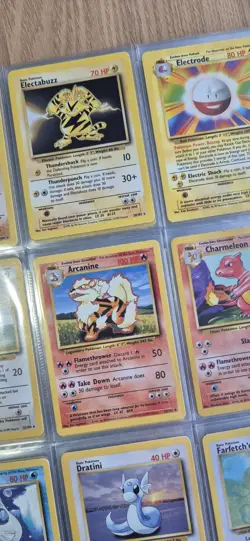 Complete Pokemon 1999 WOTC NON HOLO Base Set Cards 17-102 - Very Good Condition - Image 4