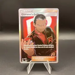 Pokemon Giovanni's Exile Full Art Ultra Rare Card 67/68 Hidden Fates - Image 1