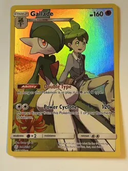 Pokemon TCG Gallade Holo Card Secret, 244/236, Sm-Cosmic Eclipse - Image 1