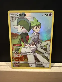 Pokemon TCG Gallade Holo Secret Rare Card Sun & Moon Cosmic Eclipse 244/236 - Image 1
