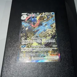 Pokemon TCG Greninja EX 132 Shrouded Fable Special Illustration Promo Card Set - Image 1