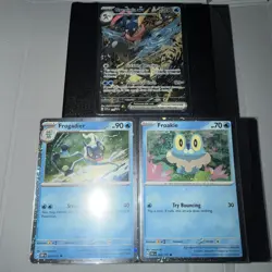 Pokemon TCG Greninja EX 132 Shrouded Fable Special Illustration Promo Card Set - Image 3