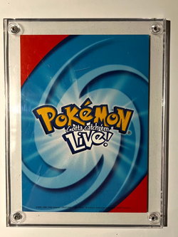 2001 MechaMew2 Jumbo "Pokemon Gotta catch em live" promo trading card (5 x 7") - Image 4