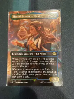 Elrond, Master of Healing (Borderless) The Lord of the Rings (LTR) MTG Rare #447 - Image 1