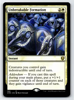 Unbreakable Formation R Commander Legends # 388 NM Normal - Image 1