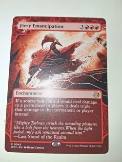 Fiery Emancipation - Wilds of Eldrane Enchanting Tales MTG 0042 NM - Image 1