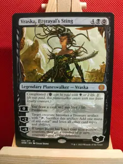 Vraska, Betrayal's Sting - Phyrexia: All Will be One - Mythic - NM - MTG - Image 1