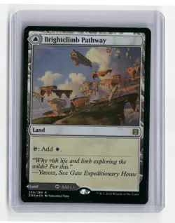 Zendikar Rising Magic: The Gathering Brightclimb Pathway FOIL - Image 1