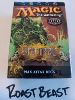 Magic The Gathering - Scourge: Max Attax Theme Deck - Factory Sealed NEW - Image 1