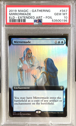 MTG Mirrormade (Extended Art) Foil - ELD - PSA 10 - Magic The Gathering - Image 1