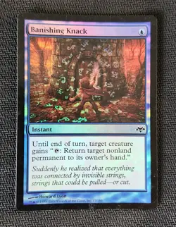 MTG Banishing Knack Eventide Foil, NM Condition - Image 1