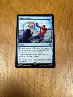 Spider-Sense SPM 0046 Rare MTG Marvel's Spider-Man Magic the Gathering NM - Image 1