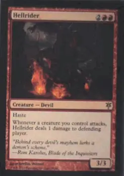 Hellrider - Duel Decks: Sorin vs. Tibalt: #52, Magic: The Gathering Nm R32 - Image 1