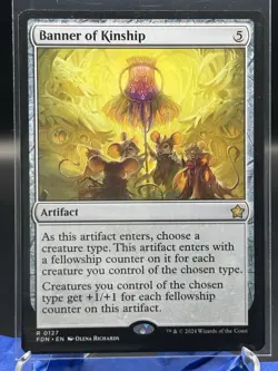 MTG Banner of Kinship 127 Rare Foundations Regular - Image 1