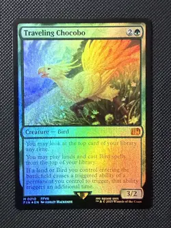 Traveling Chocobo Final Fantasy Foil 210 MTG - Image 1