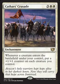 1x Cathars' Crusade NM-Mint, English Commander 2014 MTG Magic - Image 1
