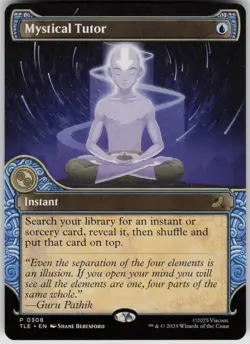 MTG Mystical Tutor (Showcase) Normal NM Avatar: The Last Airbender: Eternal-Lega - Image 1
