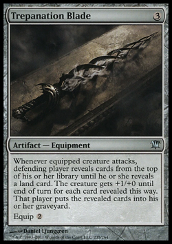 MTG Magic the Gathering Trepanation Blade (235/300) Innistrad LP - Image 1