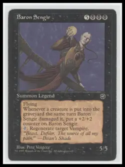 🦇 MTG Baron Sengir - Homelands - Rare (Regular) - Image 1