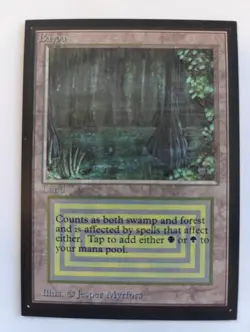 Magic The Gathering - Collectors' Edition - Bayou Dual Land Excellent LP+ - Image 3
