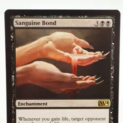 MTG Sanguine Bond (Magic 2014) 112/249 Regular Rare Enchantment TCG NM Near Mint - Image 3