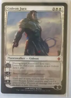 MtG Gideon Jura - MTG Rise of the Eldrazi - Near Mint - Image 1