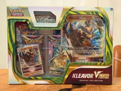 NEW & SEALED Pokemon TCG: Kleavor VSTAR Special Collection Box - Sword & Shield - Image 1