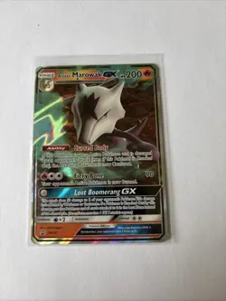 Alolan Marowak GX SM187 - Black Star Promo - Ultra Rare Pokemon Card - Image 1