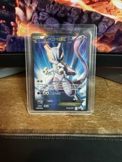 Pokemon TCG Mewtwo EX Holo Full Art Ultra Rare Card 157/162 - Image 1
