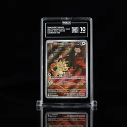 Pokemon Team Rocket's Meowth Destined Rivals Illustration Rare #203 TAG 10 - Image 1