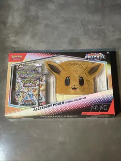 Pokemon TCG Prismatic Evolutions Accessory Pouch Special Collection - Image 1